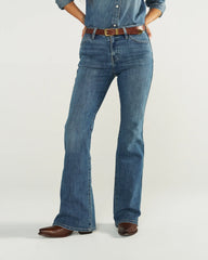 Women's Mid-Rise Slim Flare