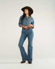 Women's Mid-Rise Slim Flare