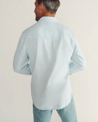 Men's Denim Long Sleeve Pearl Snap